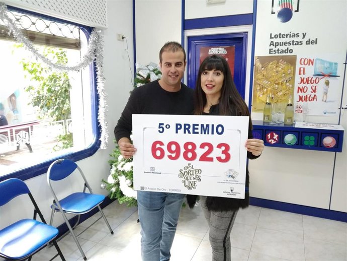 Una administración de Torrox vende el quinto premio del Sorteo de Navidad
