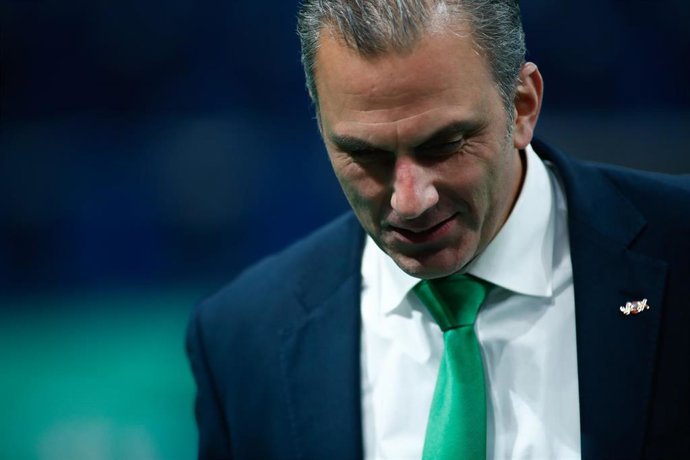 The number two of Vox to the Parliament by Madrid, Javier Ortega Smith, during the Presentation of the Davis Cup by Rakunten Finals 2019 of tennis at Caja Magica on November 12, 2019, in Madrid, Spain.