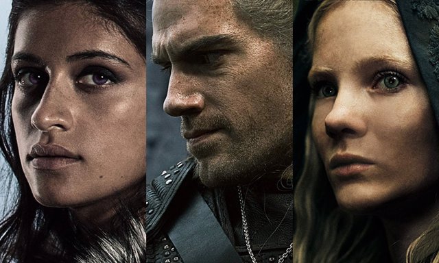 Yennefer, Geralt y Ciri, protagonistas de The Witcher