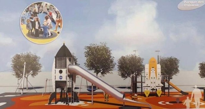 Ilustración del futuro nuevo parque astronómico del Barrero