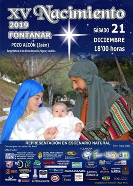 Cartel del Nacimiento Viviente del Fontanar