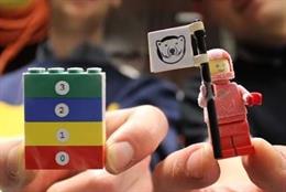 Las piezas de Lego, excelente aislante térmico en el frío absoluto