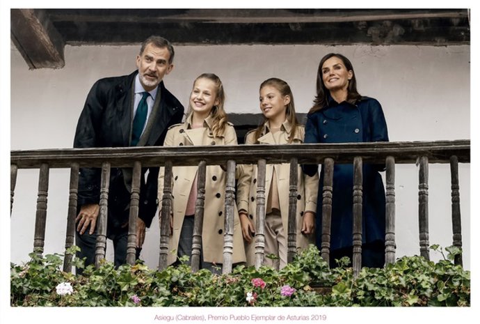 La Familia Real en Asiegu, Pueblo Ejemplar de 2019