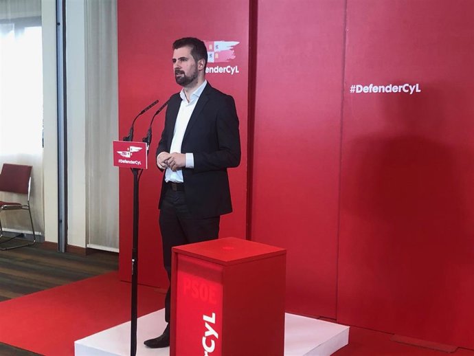 El secretario autonómico del PSOE, Luis Tudanca.