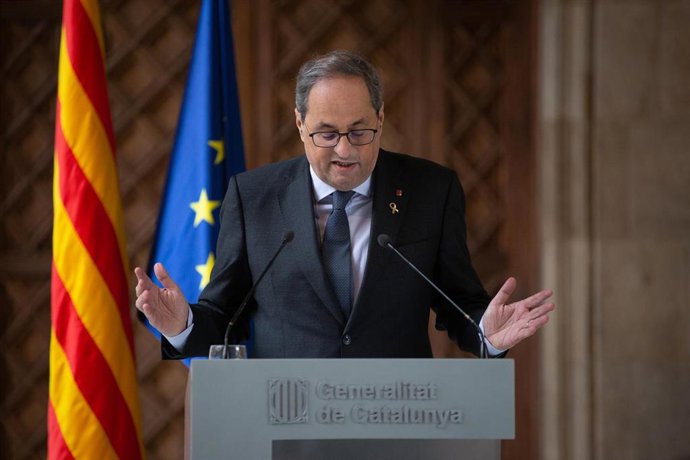 El presidente catalán, Quim Torra (archivo)