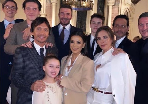 Bautizo de Harper y Cruz Beckham