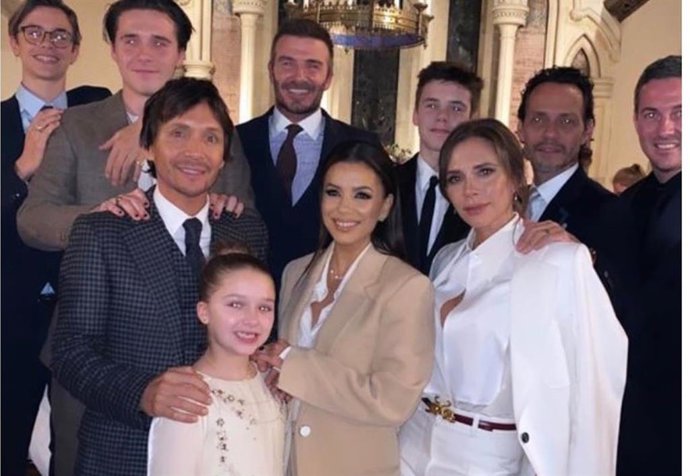 Bautizo de Harper y Cruz Beckham