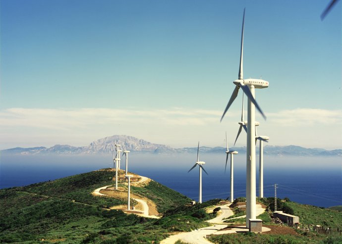 La generación de energías renovables en Endesa subre en enero y febrero casi un 60% en Andalucía