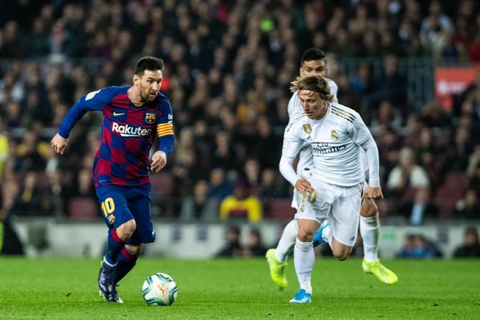 BARCELONA, SAPIN, 18 december 2019; Leo Messi of FC Barcelona during la Liga match el clasico against Real Madrid