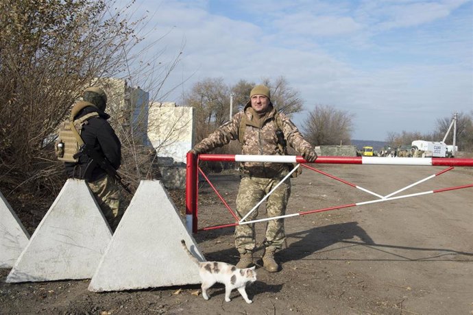 Control de seguridad de las fuerzas de seguridad de Ucrania