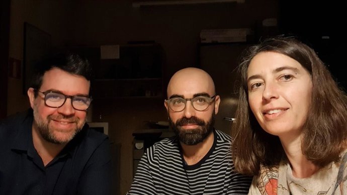 El coordinador de MÉS per Mallorca, Antoni Noguera, y también la miembro de la ejecutiva de la formación Neus Truyol en su reunión con el GOB