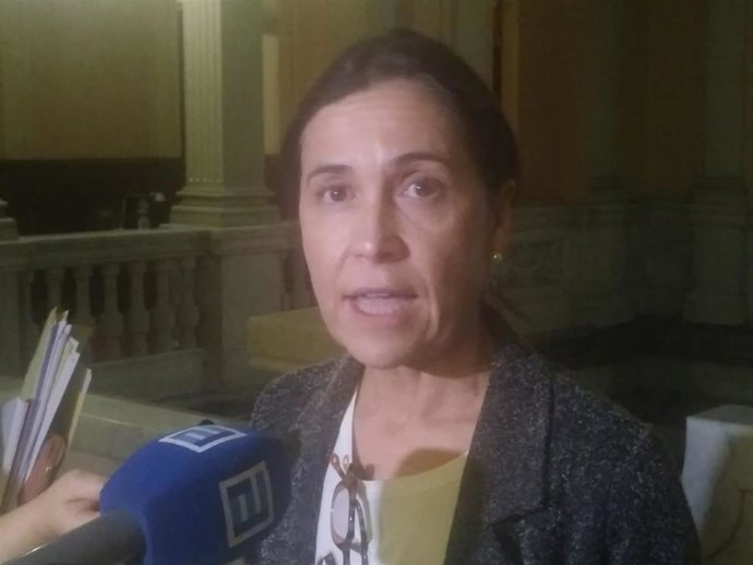 La portavoz socialista Dolores Carcedo.