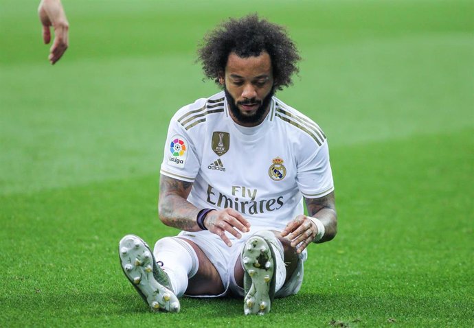 Marcelo Vieira, en un partido con el Real Madrid.