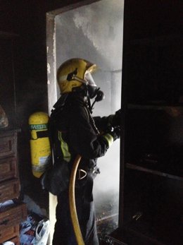 Bombero del CPB de Málaga