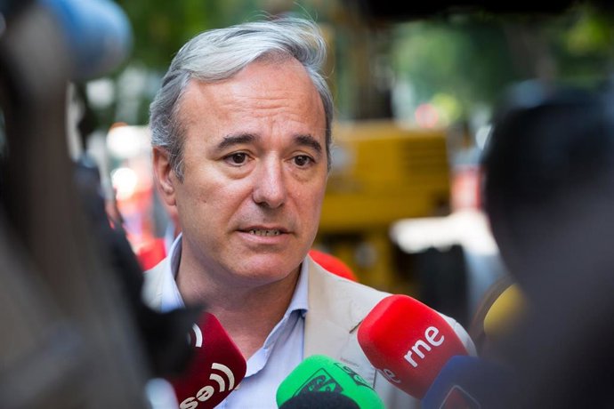 El alcalde de Zaragoza, Jorge Azcón