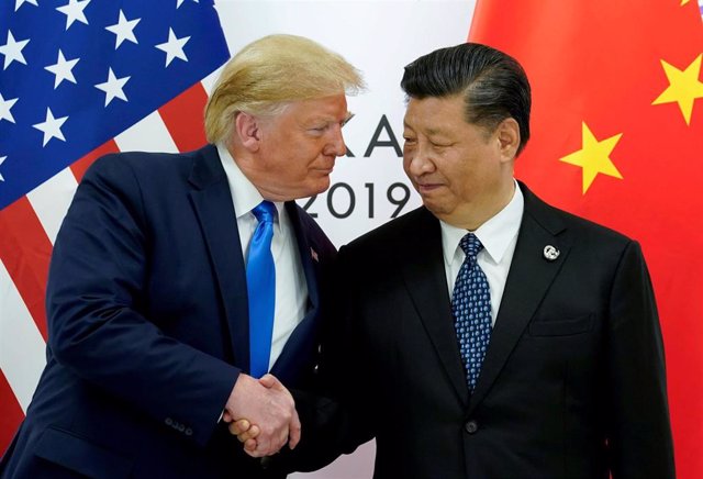 El presidente de Estados Unidos, Donald Trump, y su homólogo de China, Xi Jinping, en una cumbre en Japón.