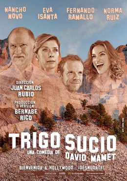 Cartel obra de teatro Trigo Sucio