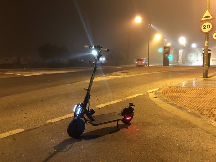 Un patinete eléctrico