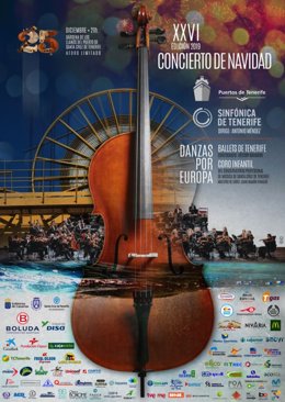 Cartel anunciador del 'Concierto de Navidad'