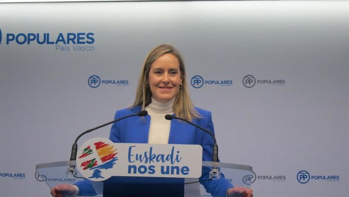 La secretaria general del PP vasco, Amaya Fernández