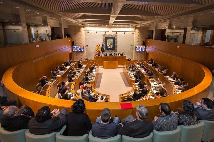 Hemiciclo de las Cortes desde la tribuna de público