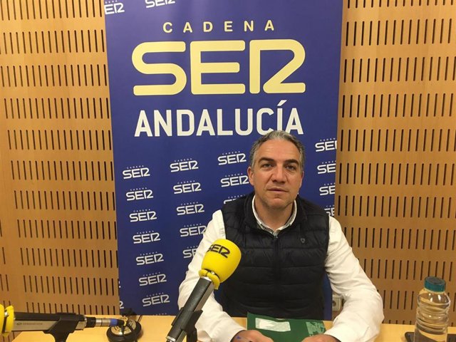 Elías Bendodo, durante la entrevista