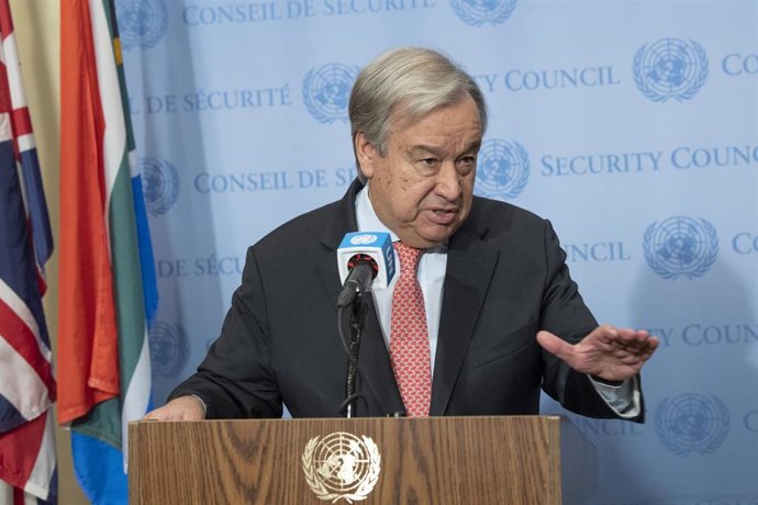El secretario general de Naciones Unidas, Antonio Guterres
