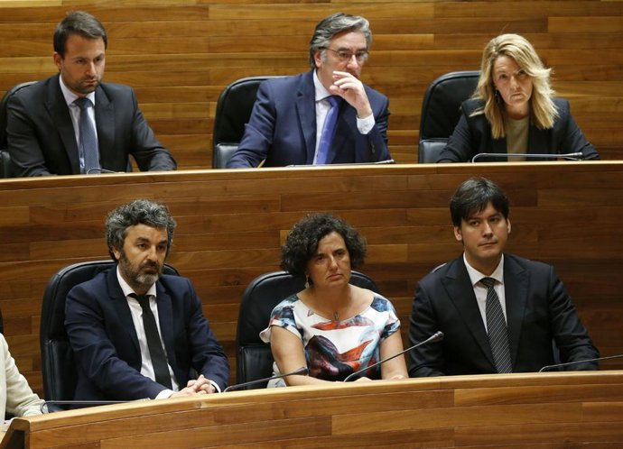 Berta Piñán na Xunta Xeneral.