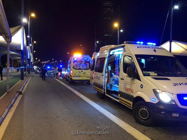 Atropello de un hombre en el puente del Cristo de la Expiración, en Sevilla capital