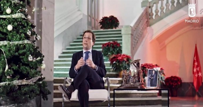 El alcalde de Madrid, José Luis Martínez-Almeida, felicita la Navidad en un mensaje de vídeo a los madrileños.