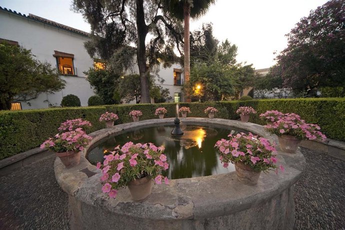 Una vista del jardín histórico del Palacio de Viana, en Córdoba, en una imagen de archivo.