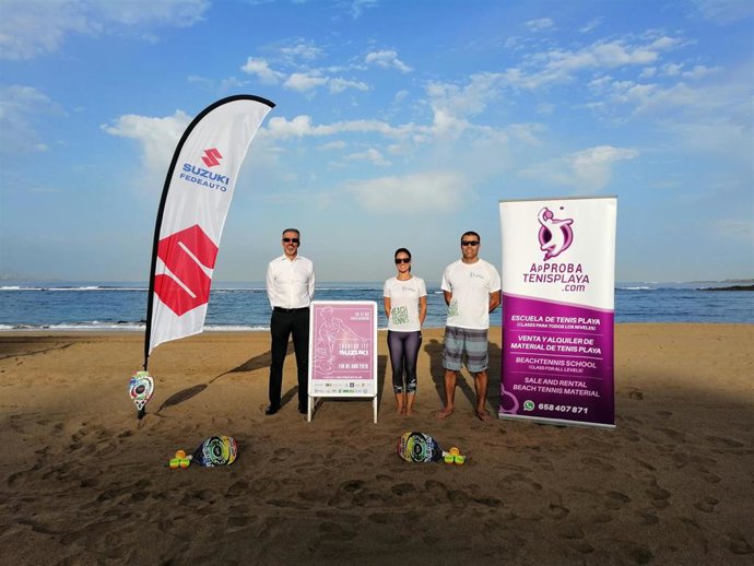La Playa de Las Canteras (Gran Canaria) acoge tres torneos puntuables para el circuito ITF Beachtennis World Tour