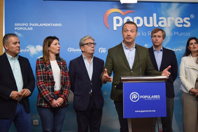 El portavoz del Grupo Parlamentario Popular, Joaquín Segado