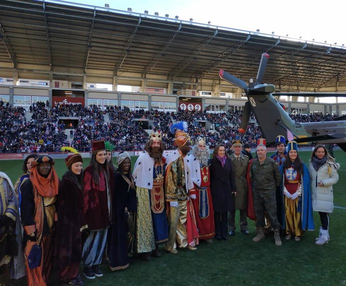 Logroño ha vuelto a emocionarse este sábado con la llegada de los Reyes Magos a la ciudad.