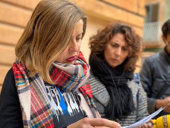 La portavoz de Somos, Ana Taboada.