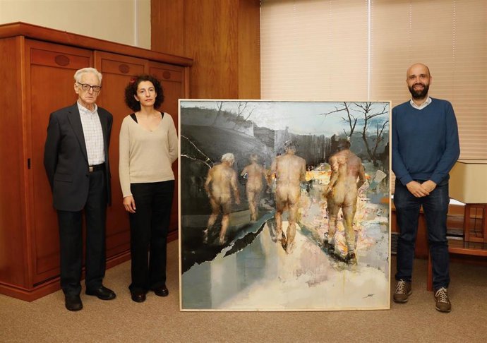Cuadro de la obra ganadora de la que es autor Javier Riaño de Antonio.
