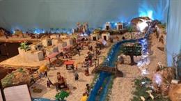 Imagen del belén de Playmobil de Órgiva