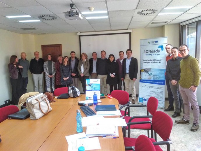 Participantes en la reunión del proyecto 4.0 Ready para ayudar a las pymes a incrementar su competitividad