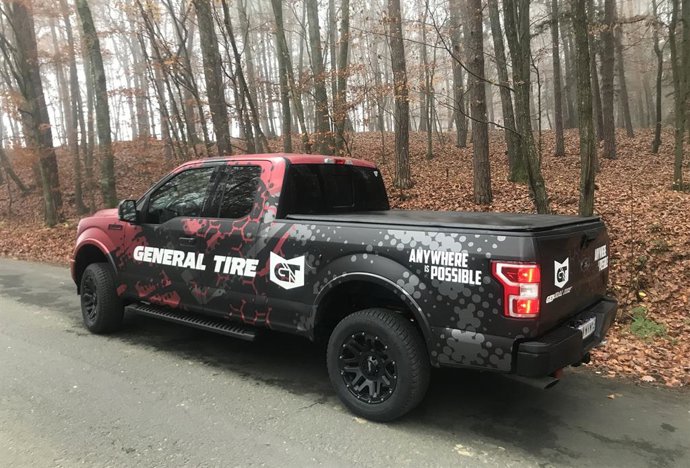 Imagen de los nuevos neumáticos.