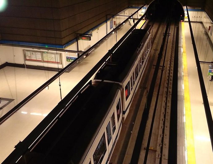 Imagen de recurso de una estación de Metro en El Casar, en la localidad de Getafe.
