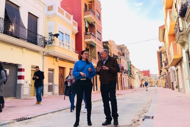 Sandra Gómez en El Cabanyal