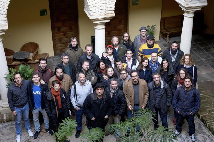 Participantes en la primera reunión de la 'Plataforma Cine & Audiovisual'