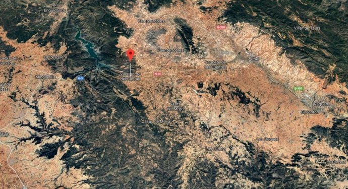 Localización de Villargordo del Cabriel (Valencia)