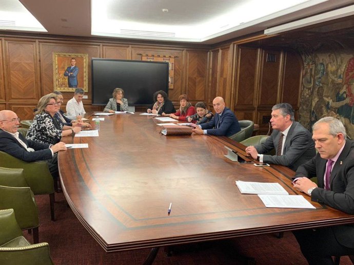 Imagen de la reunión de la Junta de Gobierno celebrada en León