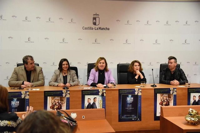 La consejera de Educación, Cultura y Deportes, Rosa Ana Rodríguez, presenta la programación de Primavera de la Red de Artes Escénicas de Castilla-La Mancha.