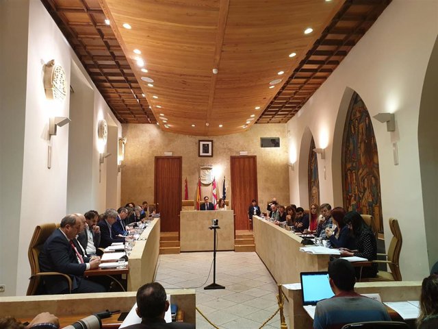 Pleno en el Ayuntamiento de Salamanca.