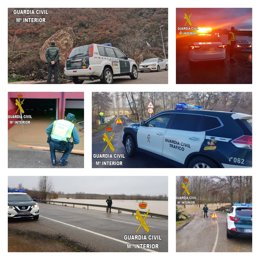 Auxilios Realizados Por La Guardia Civil La Pasada Semana Durante El Temporal En La Provincia De León.