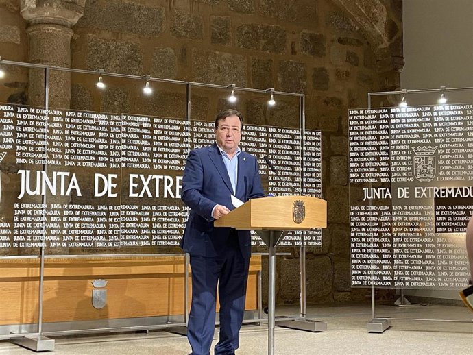 El presidente de la Junta de Extremadura, Guillermo Fernández Vara