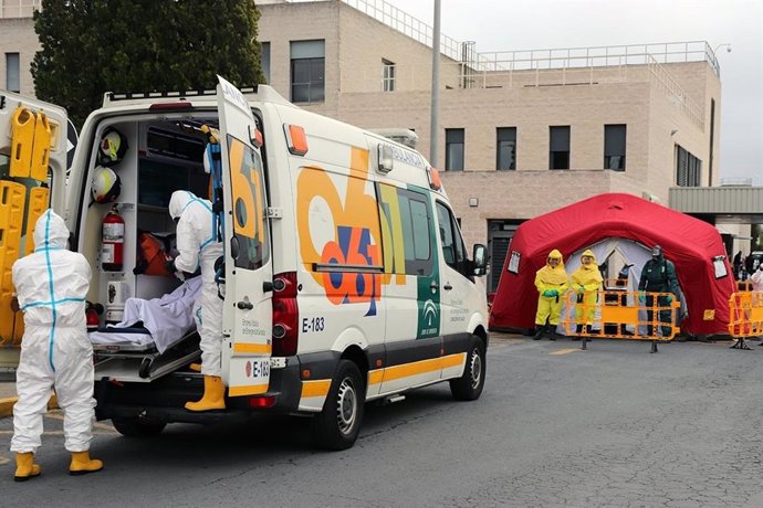 Simulacro de accidente químico en Huelva.