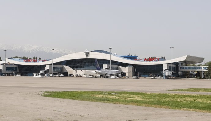 Imagen de archivo del aeropuerto de Almaty (Kazajistán).